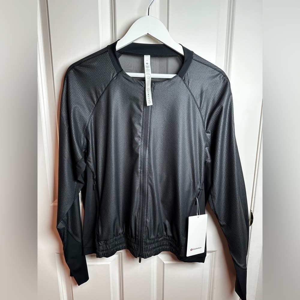 Lululemon Athletica Black Textured Jacket